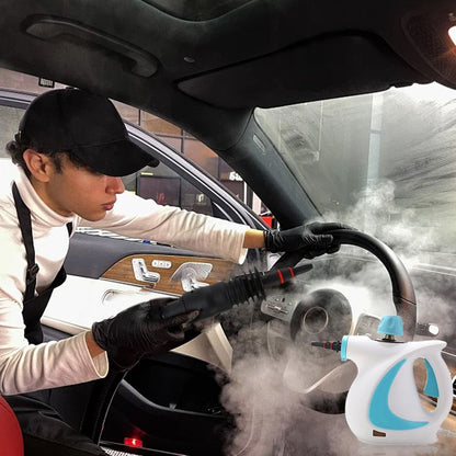 🔈🔈60% KORTING🔥1050 W handbediende natuurlijke stoomreiniger voor meerdere oppervlakken onder druk