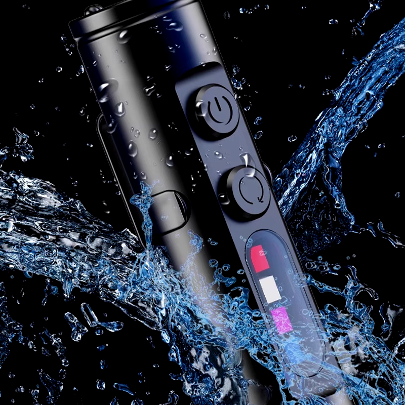 Oplaadbare en Magnetische Mini Sleutelhanger Zaklamp