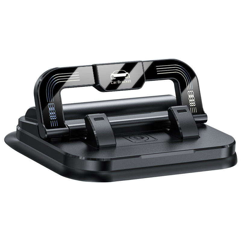 📱 NU 60% KORTING! ✨ 360° draaibare, opvouwbare telefoonhouder - Universele compatibiliteit met antislipbasis voor gebruik op bureau, auto en op reis 🚗💻