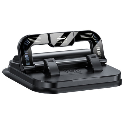 📱 NU 60% KORTING! ✨ 360° draaibare, opvouwbare telefoonhouder - Universele compatibiliteit met antislipbasis voor gebruik op bureau, auto en op reis 🚗💻