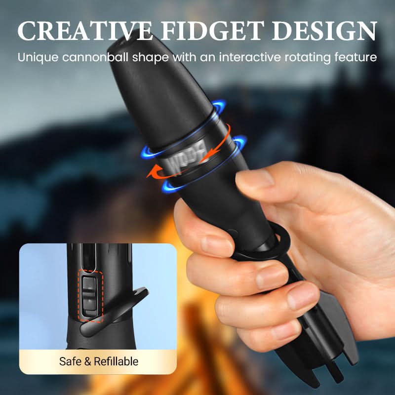 🚀 NU 60% KORTING! ⏰ Creative Rocket Fidget Lighter - Leuk ontwerp en betrouwbare vlam, perfect voor gadgetliefhebbers ✨