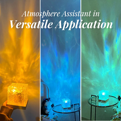 ✨60% KORTING – Dynamische Watergolf Projector met 16 Kleuren & USB-Oplaadbaar! 🌊 3D Lichteffect voor Slaapkamer & Woonkamer