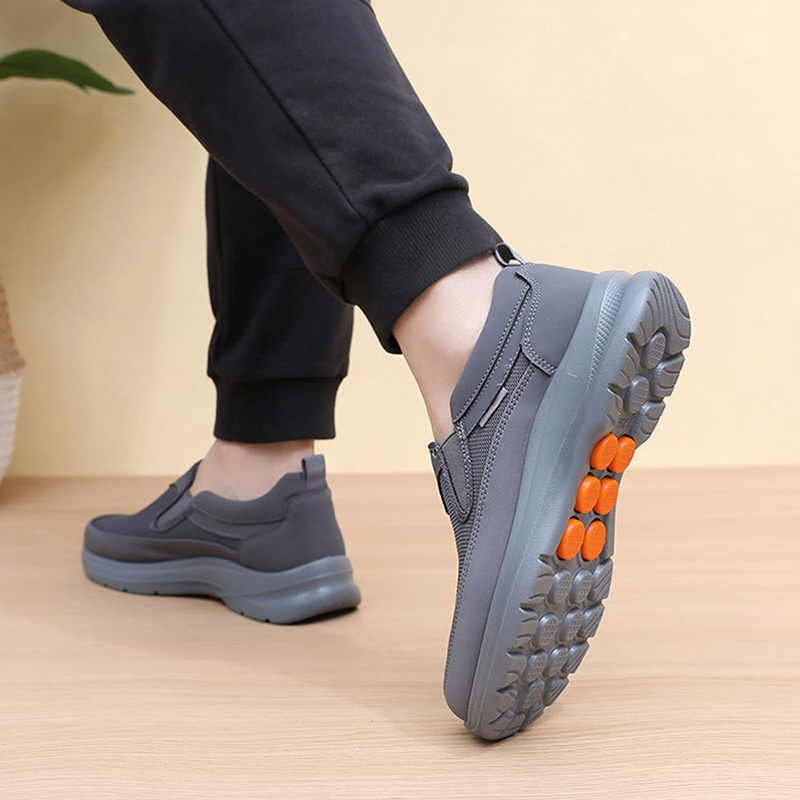 👟 NU 60% KORTING! ✨ Orthopedische ademende slippers voor heren - Ondersteuning van de voetboog met inlegzolen van traagschuim voor comfort de hele dag 🏃‍♂️💨