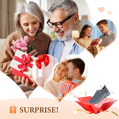 👟 NU 60% KORTING! ✨ Orthopedische ademende slippers voor heren - Ondersteuning van de voetboog met inlegzolen van traagschuim voor comfort de hele dag 🏃‍♂️💨