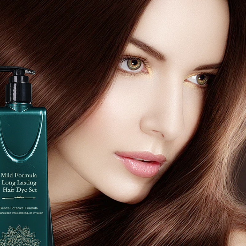 🚫 Zeg vaarwel tegen schade door haarverf!🔥Milde formule Haarverfset met langdurig resultaat