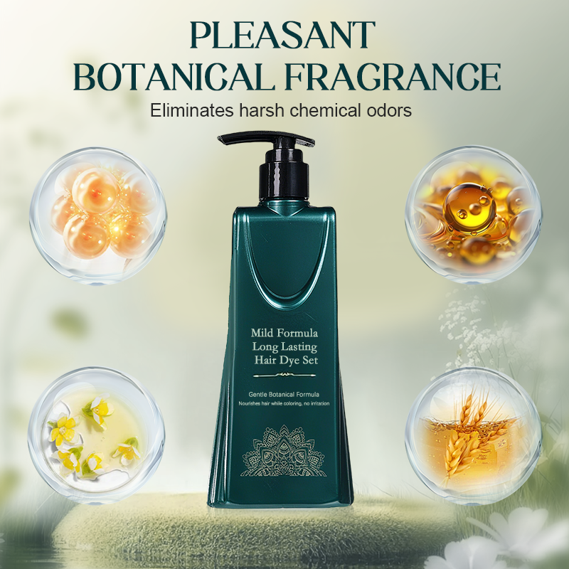 🚫 Zeg vaarwel tegen schade door haarverf!🔥Milde formule Haarverfset met langdurig resultaat