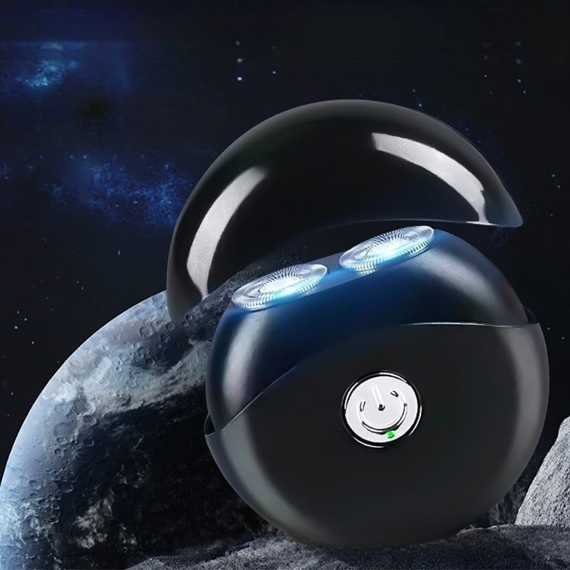 🎉 60% KORTING! ✨ Draagbaar multifunctioneel elektrisch scheerapparaat – Dubbele ringbladen, IPX4 waterdicht en compact UFO-ontwerp 🪒⚡