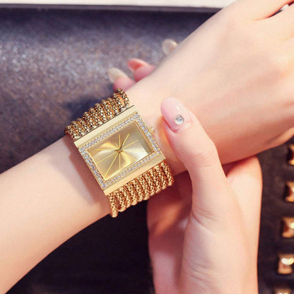 🎄🎁Black Friday gezamenlijke promotie💥Ladies Rhinestone Quartz Square Watch