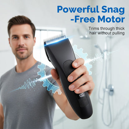 📢📢60% KORTING!!🔥🔥Meer dan 35.000 exemplaren verkocht!!✂️Digitale bodytrimmer voor mannen met digitaal display✨