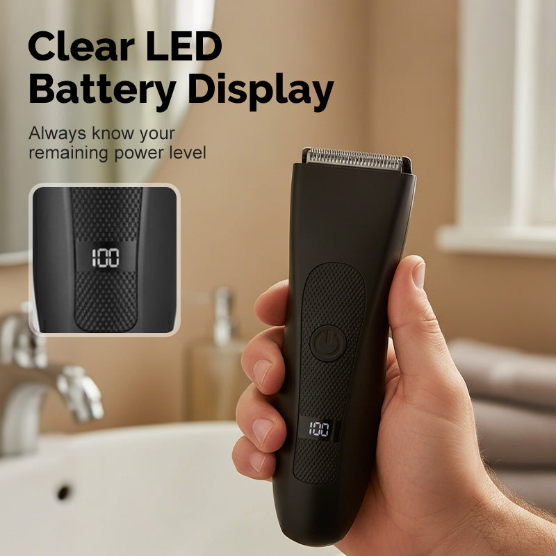 📢📢60% KORTING!!🔥🔥Meer dan 35.000 exemplaren verkocht!!✂️Digitale bodytrimmer voor mannen met digitaal display✨