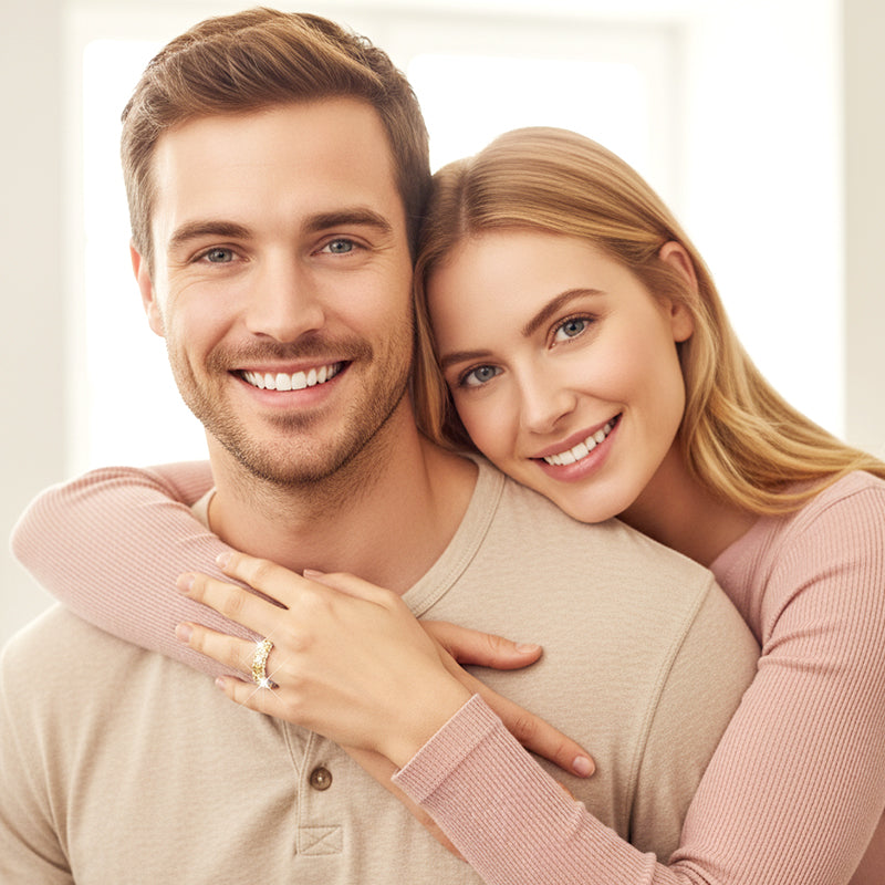 ✨60% KORTING! Full Circle Sparkling Zircon Fashion Ring – Tijdloze elegantie, 360° glans en licht luxe design 💎💍