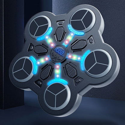 🥊 NU 60% KORTING! 🎵 Bluetooth Muziekboksmachine voor Kinderen – Interactief Fitnessspel, LED-verlichting en Veilig Opblaasbaar Ontwerp 🎯📦