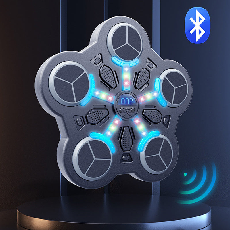 🥊 NU 60% KORTING! 🎵 Bluetooth Muziekboksmachine voor Kinderen – Interactief Fitnessspel, LED-verlichting en Veilig Opblaasbaar Ontwerp 🎯📦