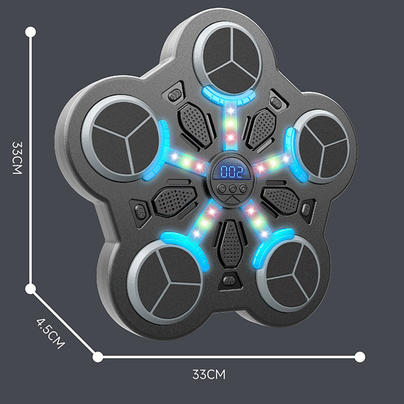 🥊 NU 60% KORTING! 🎵 Bluetooth Muziekboksmachine voor Kinderen – Interactief Fitnessspel, LED-verlichting en Veilig Opblaasbaar Ontwerp 🎯📦