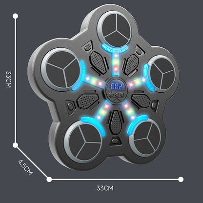 🥊 NU 60% KORTING! 🎵 Bluetooth Muziekboksmachine voor Kinderen – Interactief Fitnessspel, LED-verlichting en Veilig Opblaasbaar Ontwerp 🎯📦