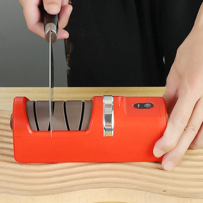 🔥60% KORTING! 🔪 Automatische messenslijper voor in de keuken – Razendsnel, veilig en vlijmscherp ✨
