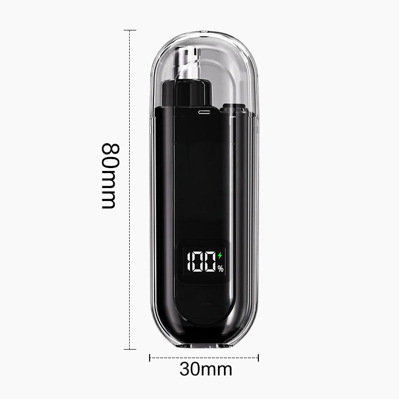 📢📢50 % de réduction !!! 🎅Tondeuse à poils de nez électrique multifonction universelle avec affichage numérique