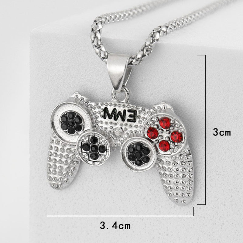 🎮 NU 60% KORTING! ✨ Arcade Controller Ketting – Sprankelende strass-steentjes, Duurzame Ketting & Gamer Cadeau 🕹️