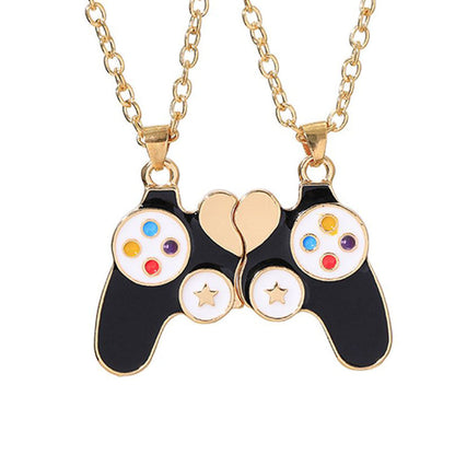 🎮 NU 60% KORTING! ✨ Arcade Controller Ketting – Sprankelende strass-steentjes, Duurzame Ketting & Gamer Cadeau 🕹️