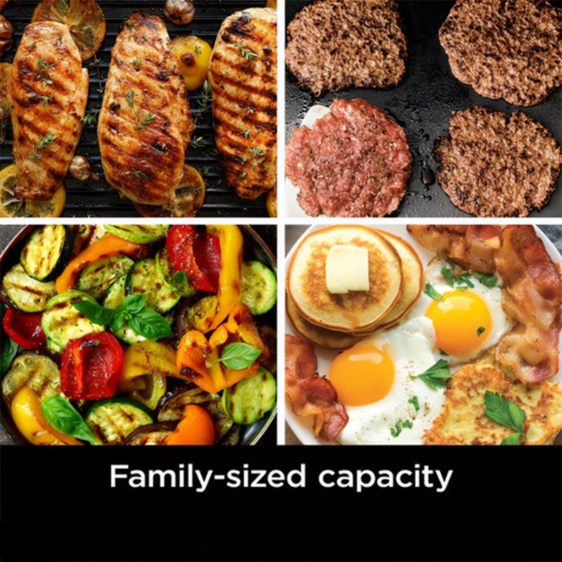 🔈🔈 Laatste dag korting - 60% KORTING 🔥2200W Smokeless Indoor Grill: Non-Stick, Adjustable Temp & Easy Clean! 🍖🏡