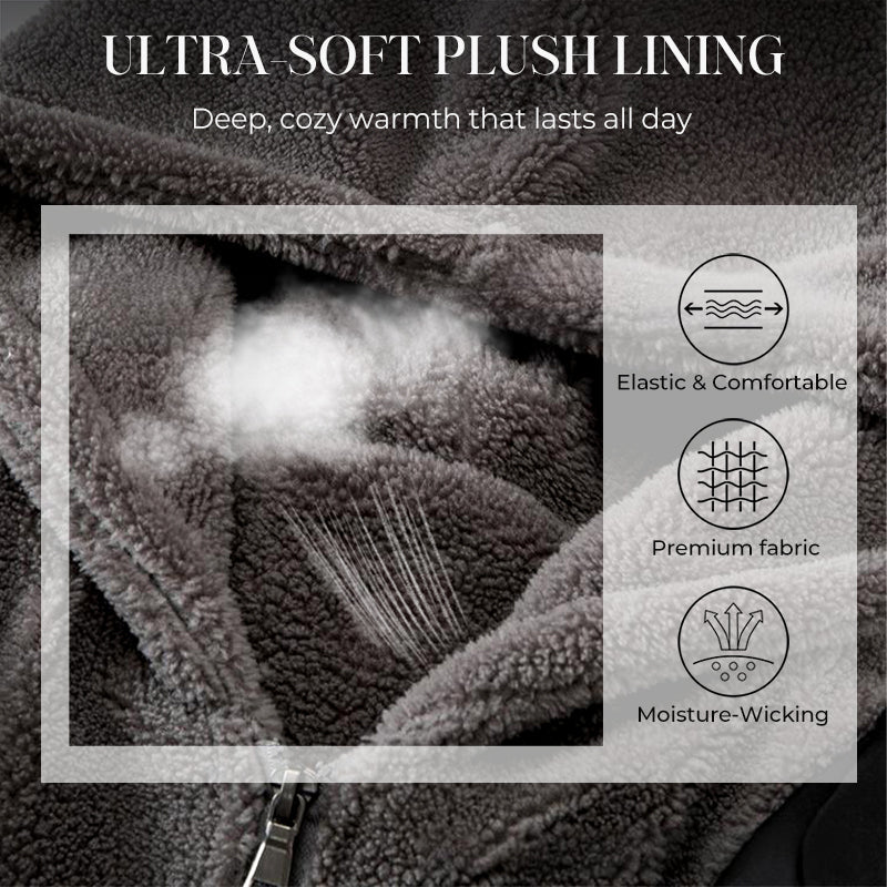 📢📢 60% KORTING!! ✨ Herenjas met capuchon, bestand tegen kou, winddicht en thermisch gevoerd