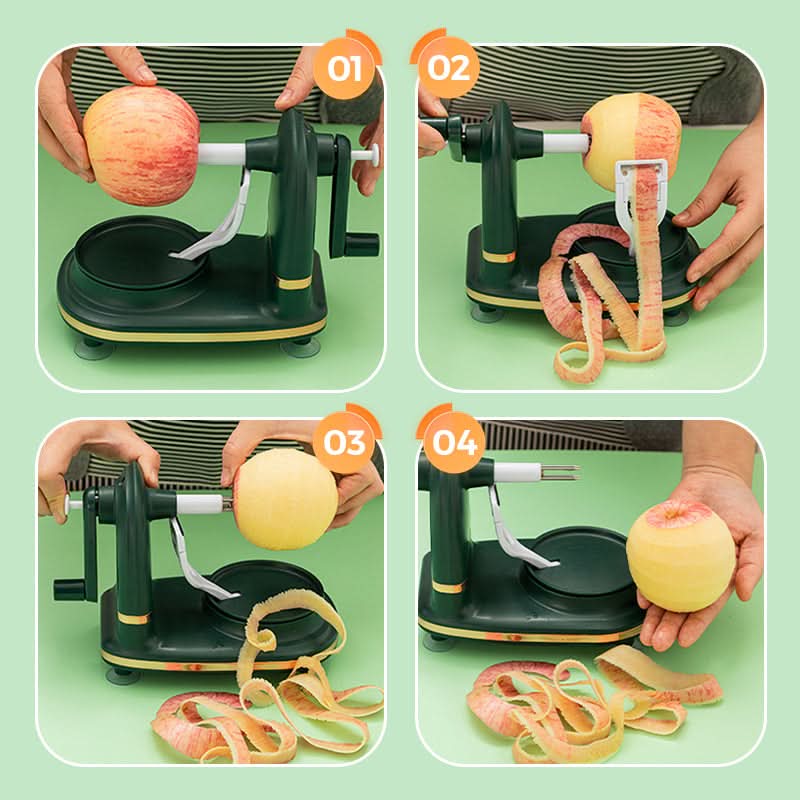 🍎 NU 60% KORTING! 🔪 Handmatige fruitschiller met rekbare structuur – One size fits all, gemakkelijk te gebruiken en roestvrijstalen messen ⚡