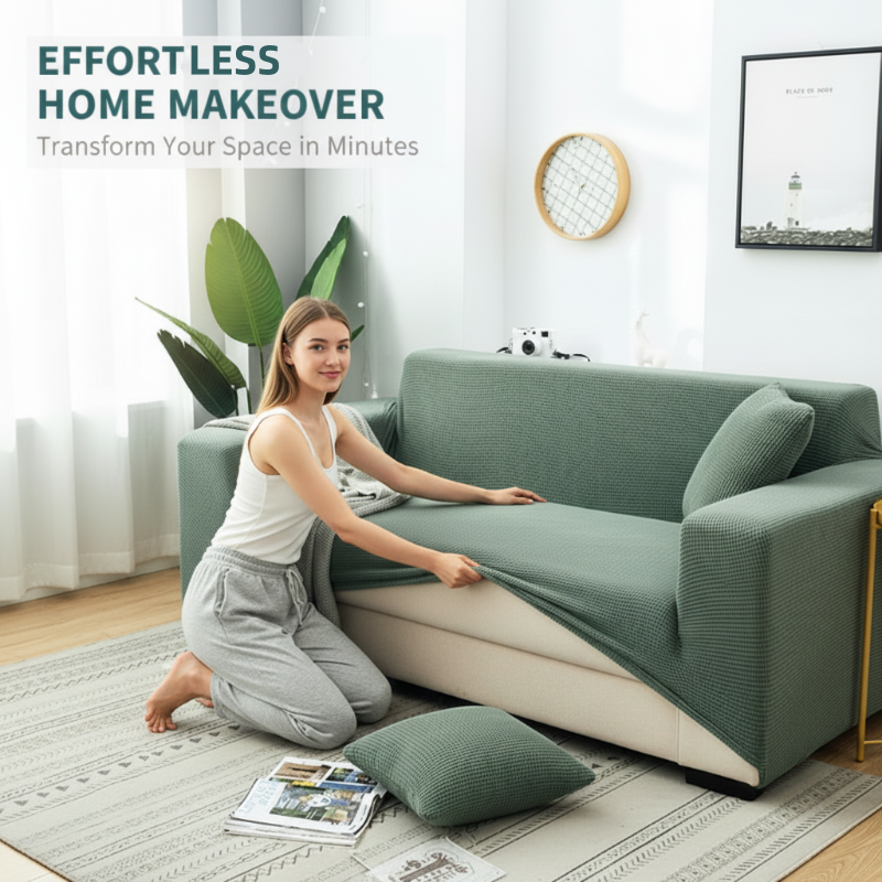 🔈🔈NIEUWE AANKOMSTEN 2026 - 60% KORTING🛋️Jacquard gebreide stretch bankhoes