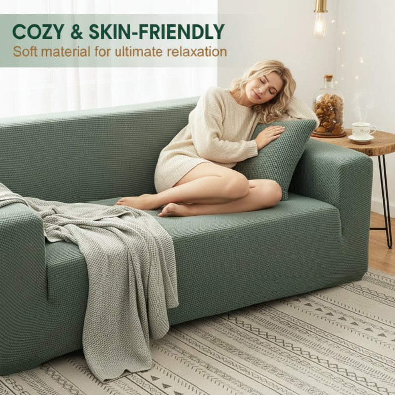 🔈🔈NIEUWE AANKOMSTEN 2026 - 60% KORTING🛋️Jacquard gebreide stretch bankhoes