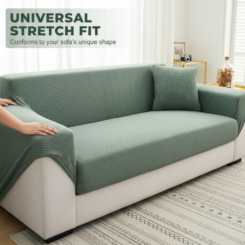 🔈🔈NIEUWE AANKOMSTEN 2026 - 60% KORTING🛋️Jacquard gebreide stretch bankhoes