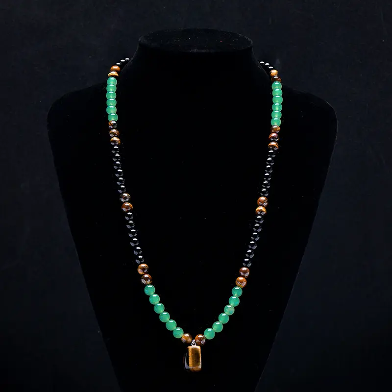 📢📢60 %  OFF !! ⏰Bohemian Natural Stone Beaded Necklace