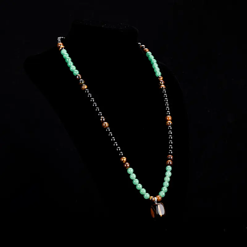 📢📢60 %  OFF !! ⏰Bohemian Natural Stone Beaded Necklace