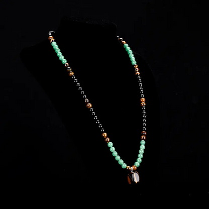 📢📢60 %  OFF !! ⏰Bohemian Natural Stone Beaded Necklace