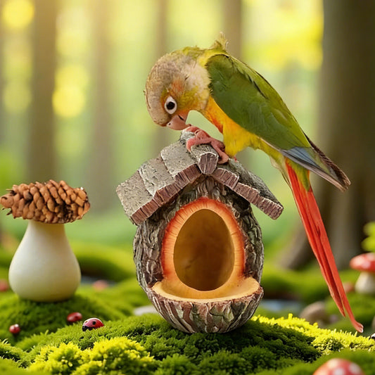 🔥60% KORTING! 🐦 NIEUWE AANWINSTEN 2026 – Vogelvoederhuisje voor buiten met realistisch boomstronkontwerp | Tuindecoratie & natuurreservaat in één! 🌿✨