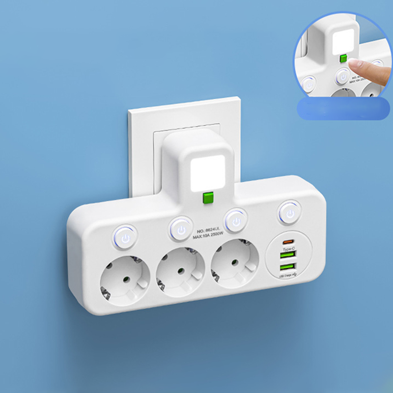 🔌SPECIALE AANBIEDING 2026 - 60% KORTING⚡Slimme stekkerdoos met USB-poorten