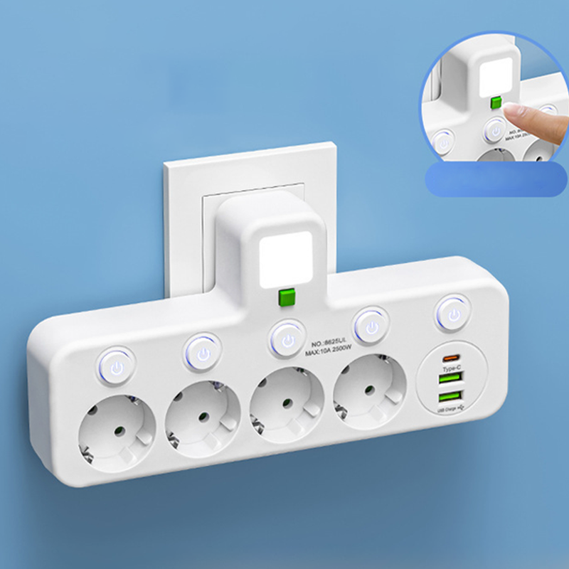 🔌SPECIALE AANBIEDING 2026 - 60% KORTING⚡Slimme stekkerdoos met USB-poorten