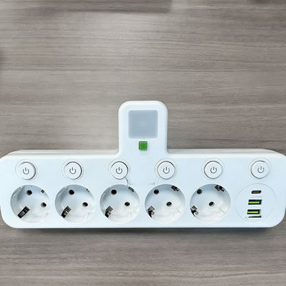 🔌SPECIALE AANBIEDING 2026 - 60% KORTING⚡Slimme stekkerdoos met USB-poorten
