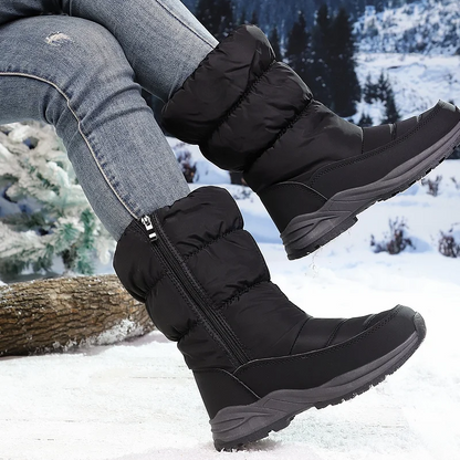 🎁60% KORTING❄️💖Extra warme sneeuwlaarzen met imitatiebontvoering voor dames