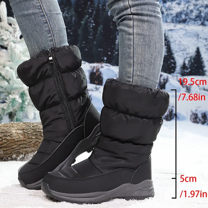 🎁60% KORTING❄️💖Extra warme sneeuwlaarzen met imitatiebontvoering voor dames