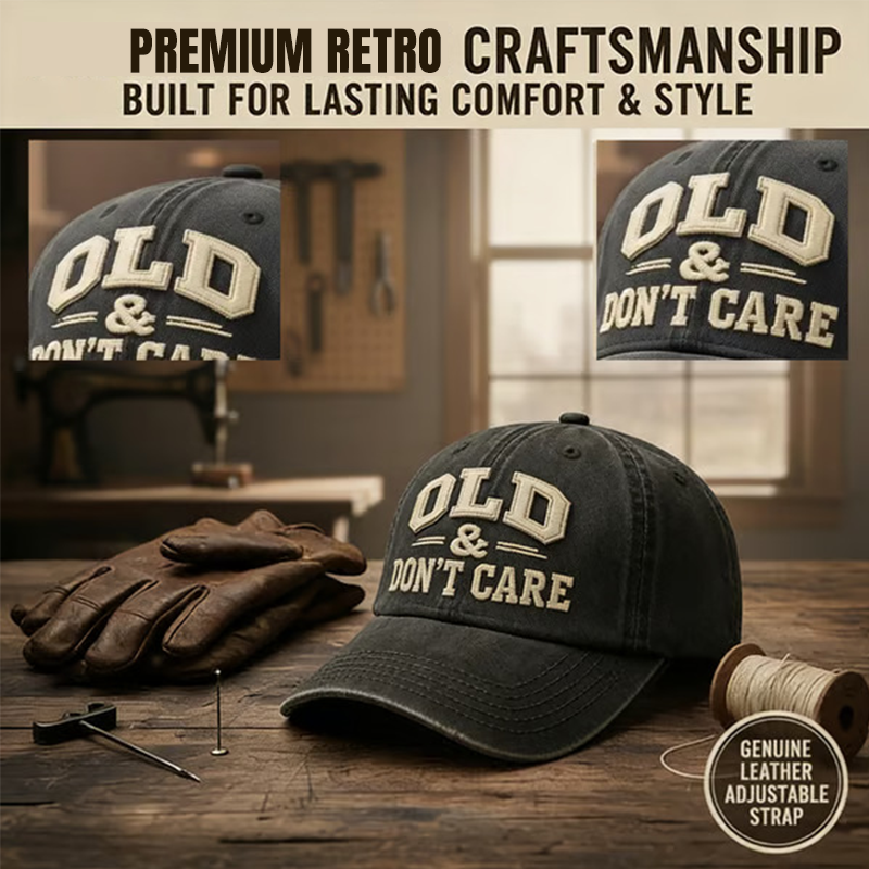✨NIEUWE COLLECTIE 2026 - 60% KORTING🔥Unisex verstelbare retro baseballpet met slogan🧢