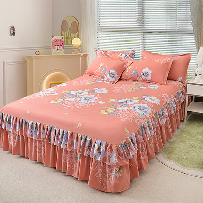 🔈🔈FLASH SALE - 60% KORTING⚡3-delige bedrokset met ruches🛏️