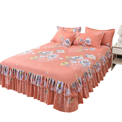 🔈🔈FLASH SALE - 60% KORTING⚡3-delige bedrokset met ruches🛏️
