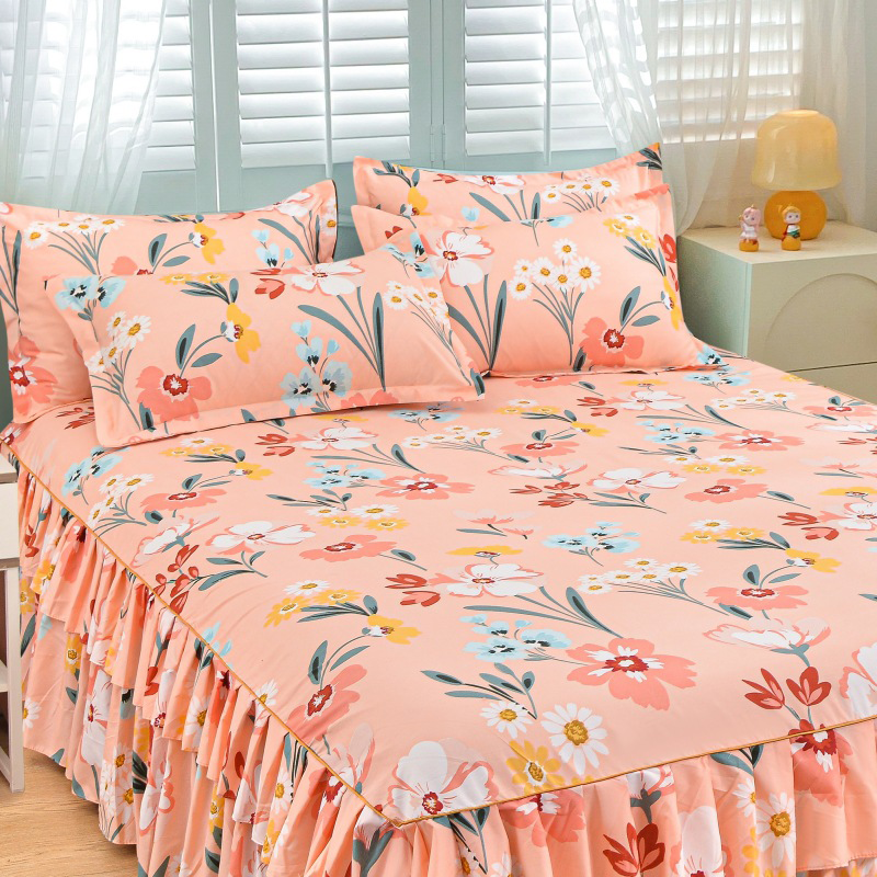 🔈🔈FLASH SALE - 60% KORTING⚡3-delige bedrokset met ruches🛏️