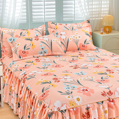 🔈🔈FLASH SALE - 60% KORTING⚡3-delige bedrokset met ruches🛏️