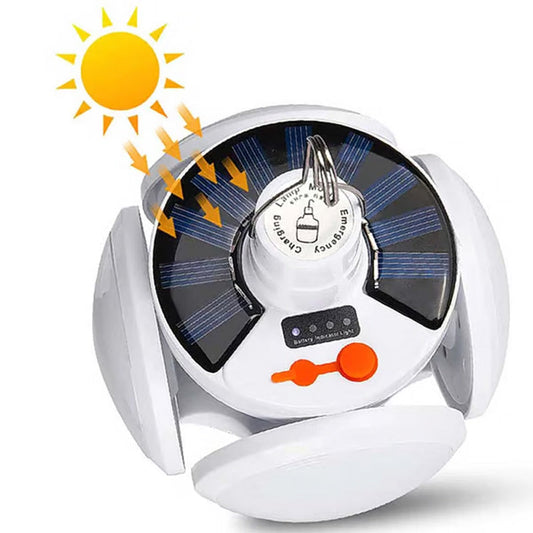 ☀️⚡60% KORTING! 🔋🔥Multifunctionele en opvouwbare solar lamp in de vorm van een voetbal