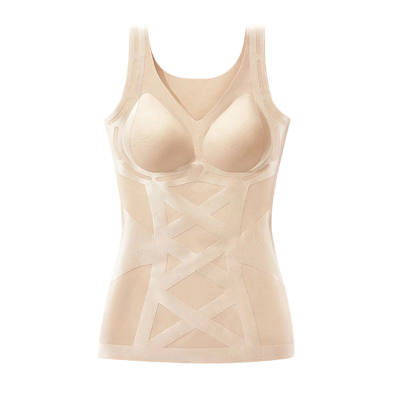 🌸LAATSTE DAG VAN DE SPECIALE AANBIEDING - 60% KORTING💕Naadloze corrigerende camisole voor dames met ingebouwde bh