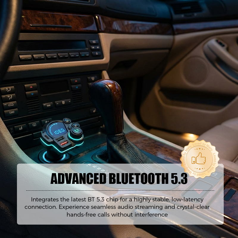 📻 NU 50% KORTING! 🚗 Universele dubbele-poort auto FM Bluetooth-zender – Draadloze muziek, handsfree bellen & dubbele USB-lader 🔌