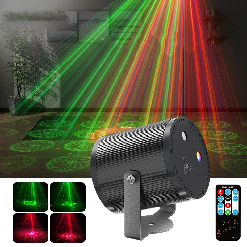 📢📢NU 60% KORTING!!🎇DJ Laser Party Light met 7 lichtstanden en afstandsbediening
