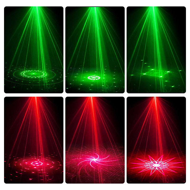 📢📢NU 60% KORTING!!🎇DJ Laser Party Light met 7 lichtstanden en afstandsbediening