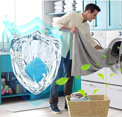 🧼 60% KORTING! 💦 Dieptereinigingstabletten voor de wasmachine – Doodt 99% van de bacteriën, verwijdert geuren en voorkomt schimmelvorming 🧽