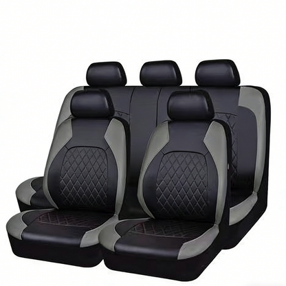🚗✨ 50% KORTING! 9-delige set lederen autostoelhoezen – universele pasvorm, ademend en gemakkelijk schoon te maken voor een perfect interieur